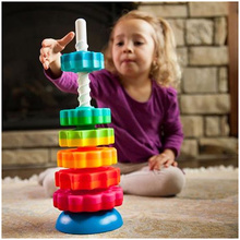 Розвиваюча іграшка FAT BRAIN TOYS Пірамідка гвинтова SpinAgain (F110ML)