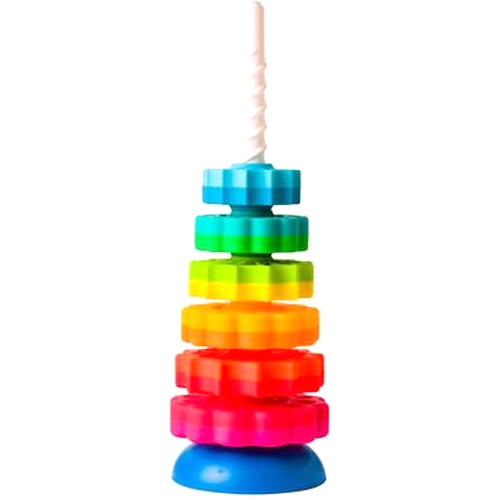 Развивающая игрушка FAT BRAIN TOYS Пирамидка винтовая SpinAgain (F110ML) Развивающая игрушка FAT BRAIN TOYS Пирамидка винтовая SpinAgain (F110ML)