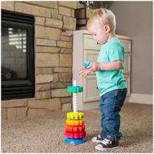 Розвиваюча іграшка FAT BRAIN TOYS Пірамідка гвинтова SpinAgain (F110ML)