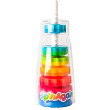 Розвиваюча іграшка FAT BRAIN TOYS Пірамідка гвинтова SpinAgain (F110ML)