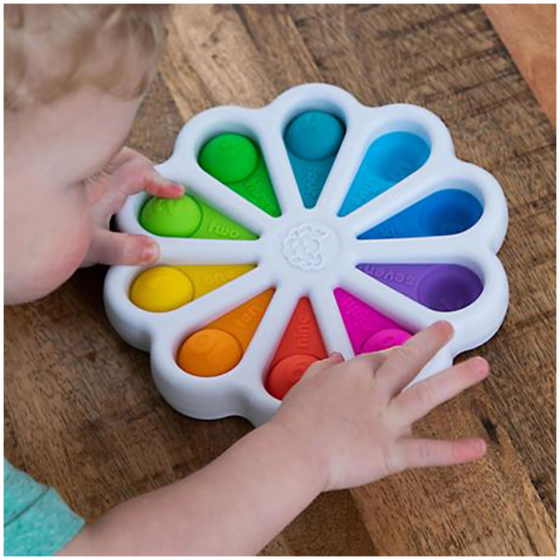 Заказать Развивающая игрушка FAT BRAIN TOYS Цветные лепестки Dimpl Digits (F275EN)