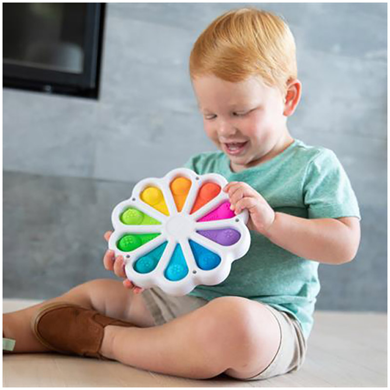 Фото Развивающая игрушка FAT BRAIN TOYS Цветные лепестки Dimpl Digits (F275EN)