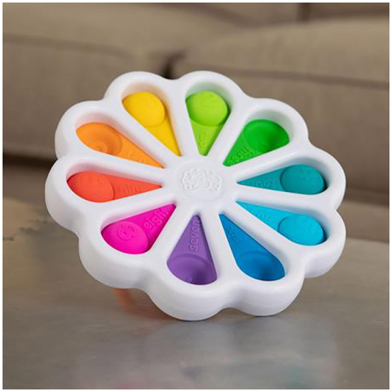 Внешний вид Развивающая игрушка FAT BRAIN TOYS Цветные лепестки Dimpl Digits (F275EN)