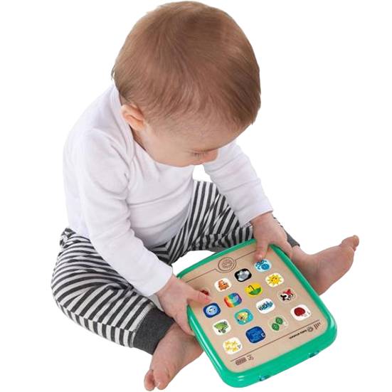 Музичні іграшки BABY EINSTEIN Веселий планшет (800853) Для кого універсально