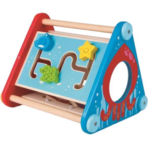 Дерев'яний бізібокс HAPE 5в1 (E0434) Вік від 10 місяців