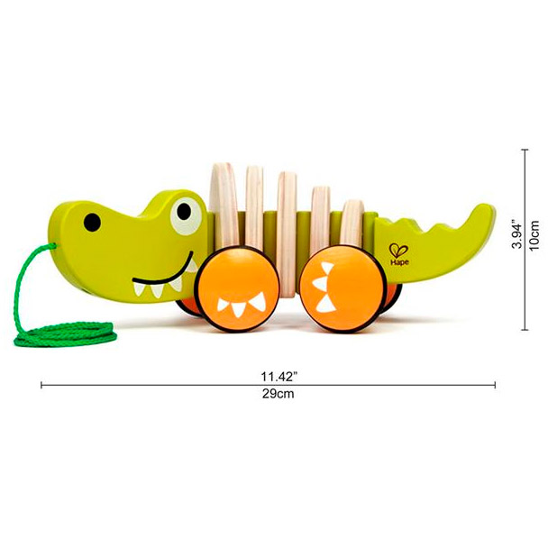 Каталка HAPE Крокодил (E0348) Для кого універсально