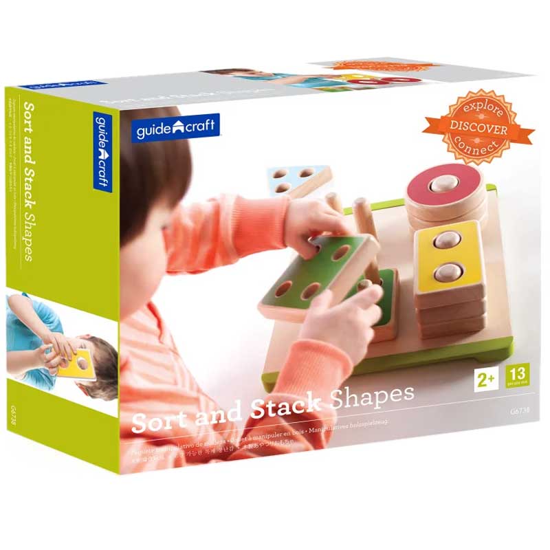 Фото Сортер GUIDECRAFT Manipulatives фигуры геометрии (G6738)