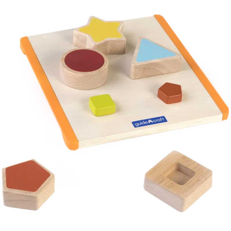 Сортер GUIDECRAFT Manipulatives Фігури (G6733) Вік від 2 років