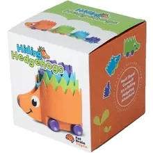 Игрушка-каталка FAT BRAIN TOYS Пирамидка на колесах Ежики Hiding Hedgehogs (F223ML)