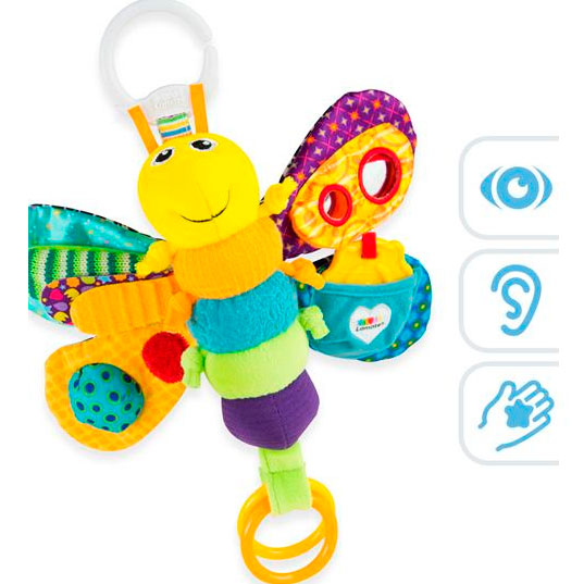 Подвеска Lamaze Бабочка с прорезывателем и пищалкой (L27024) Развивающие игрушки, центры, кресла прорезыватель/грызун