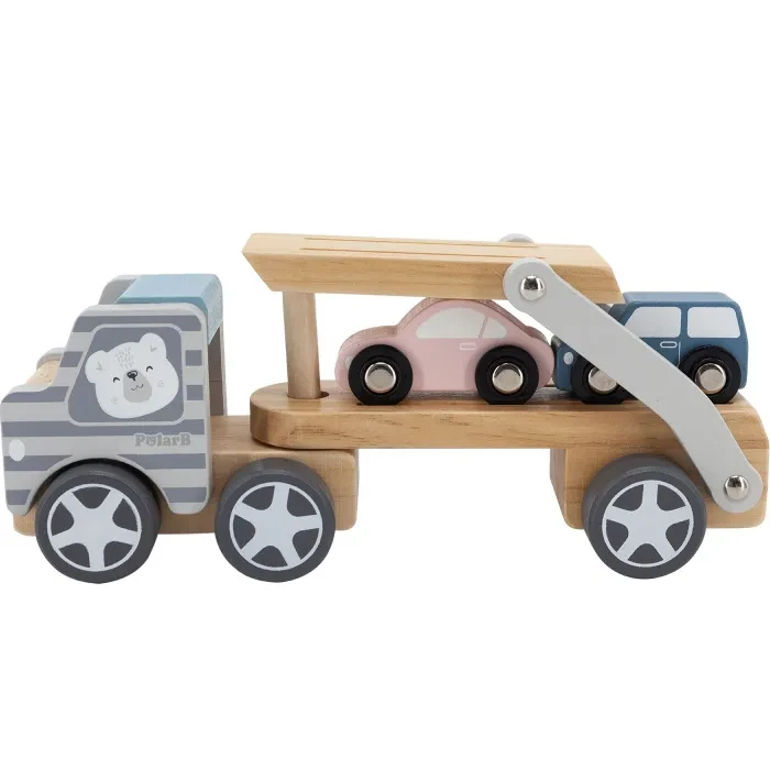 Дерев'яна машинка VIGA TOYS PolarB Автовоз (44014) Матеріал дерево