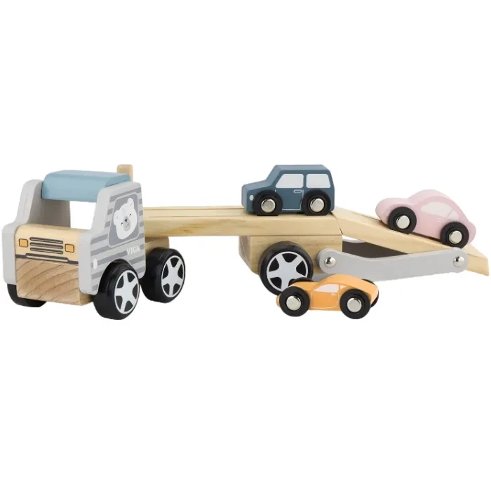 Зовнішній вигляд Дерев'яна машинка VIGA TOYS PolarB Автовоз (44014)