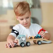 Дерев'яна машинка VIGA TOYS PolarB Автовоз (44014)