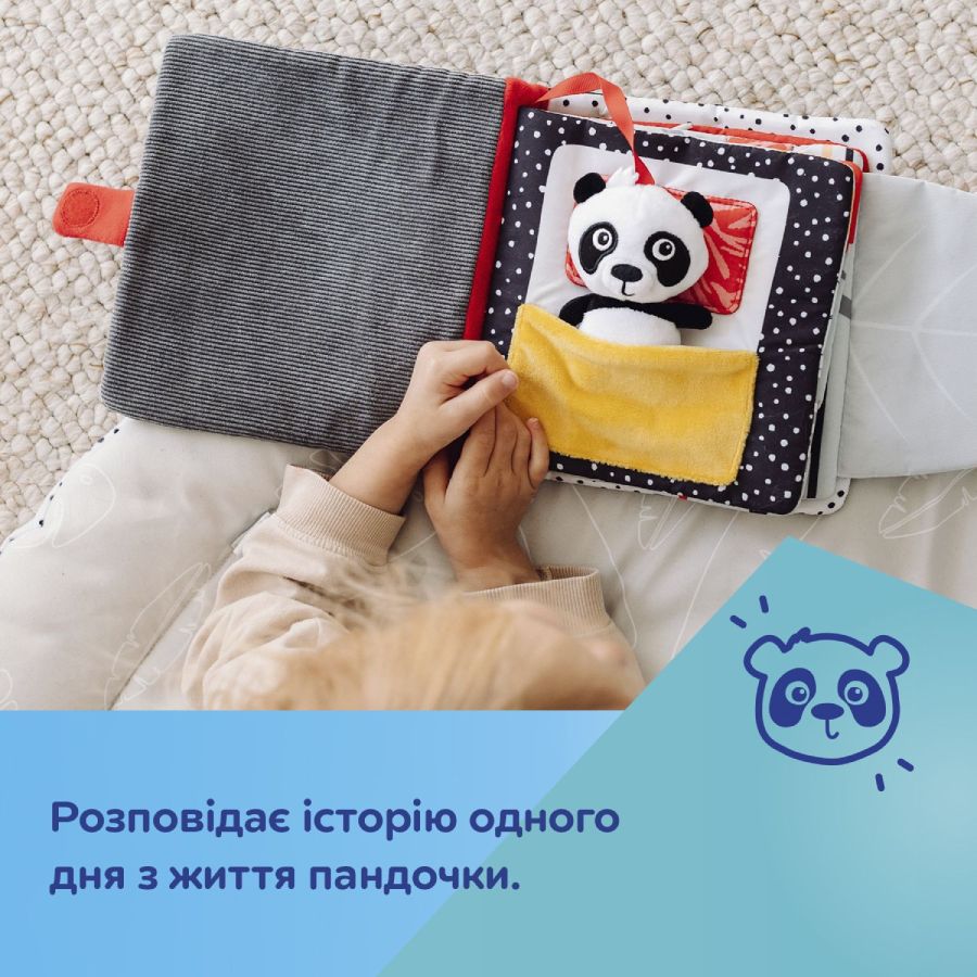 Фото 20 Игрушка-книжечка CANPOL BABIES BabiesBoo Панда развивающая (68/088)