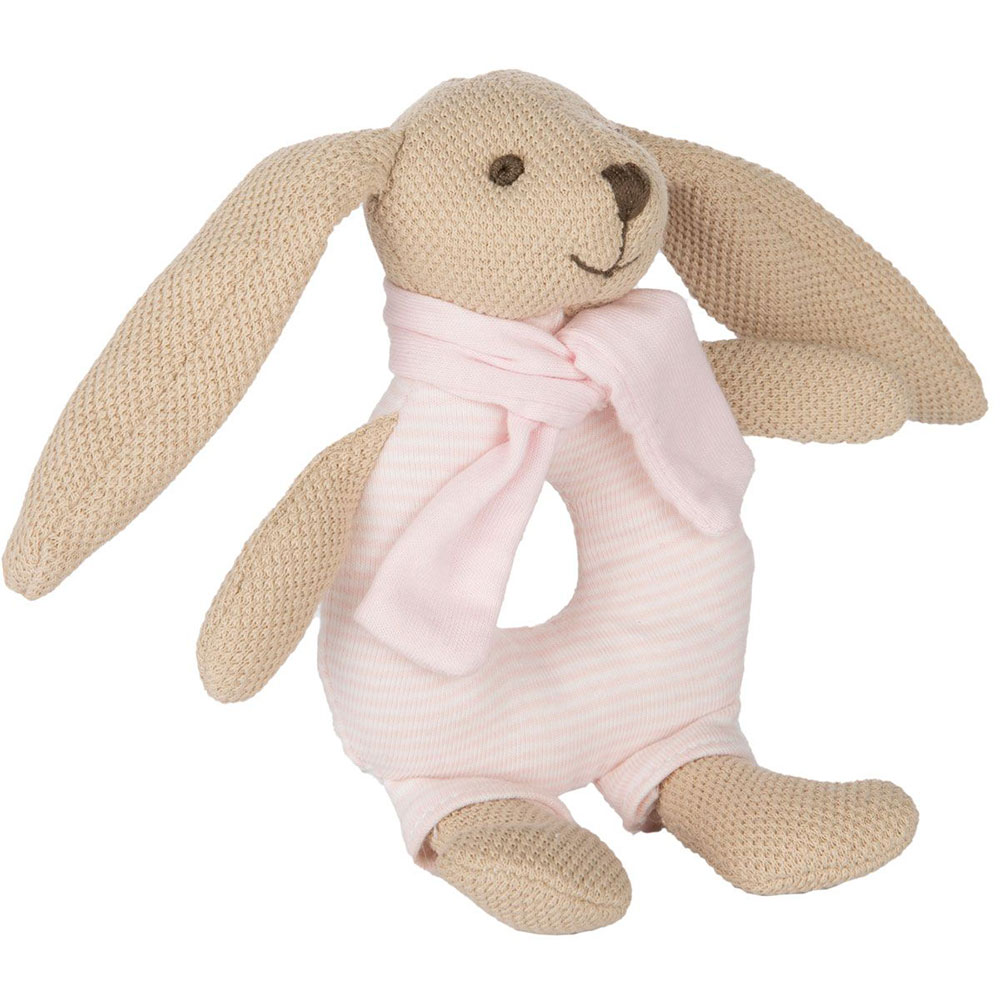 Брязкальце CANPOL BABIES Кролик Pink (80/201_pin) Розвиваючі іграшки, центри, крісла брязкальце