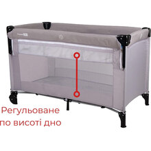 Манеж-кроватка FREEON Bedside Grey (39968)