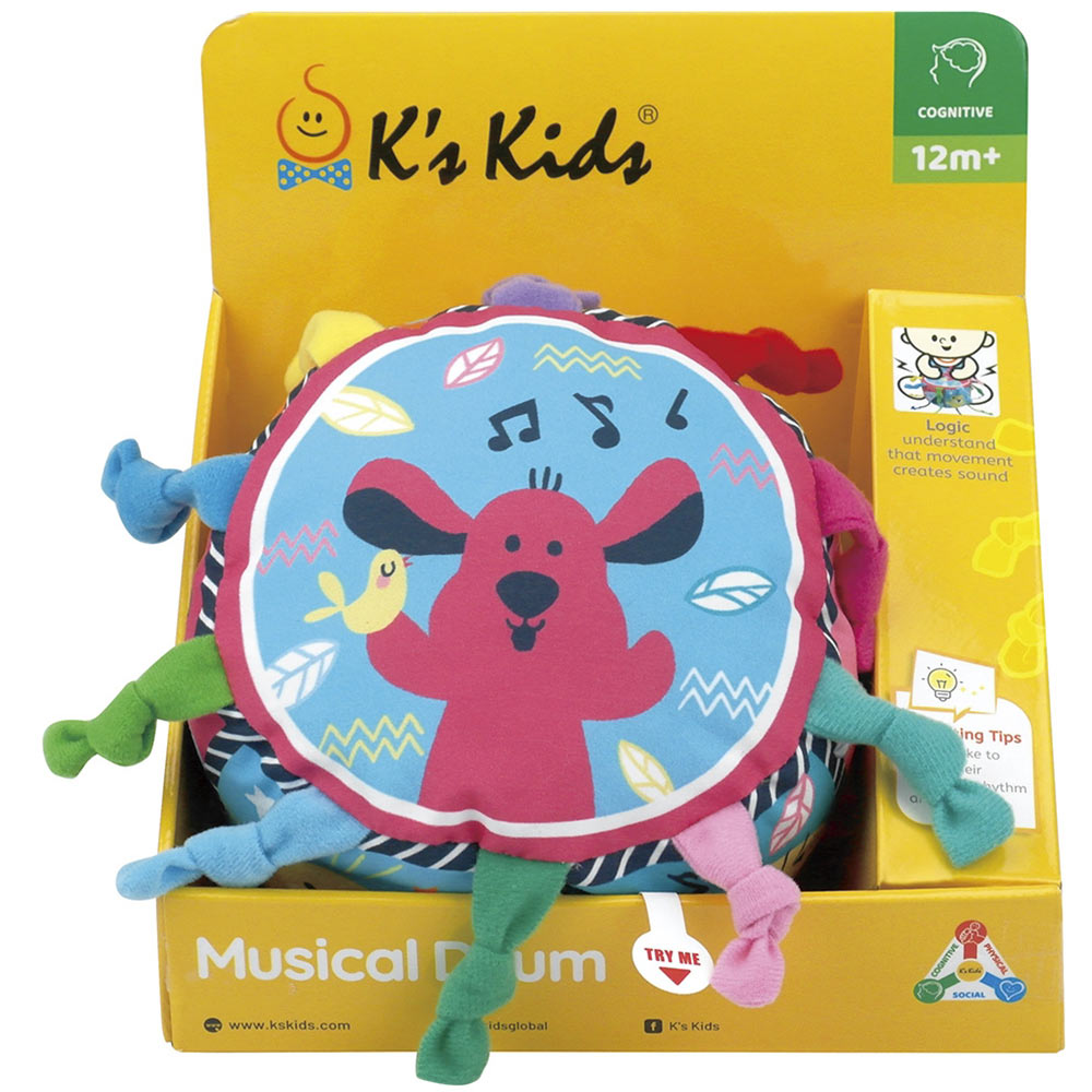 Барабан K’S KIDS (KA10814-OB) Игрушки с подсветкой, звуком интерактивная игрушка