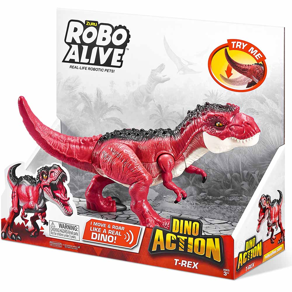 Зовнішній вигляд Інтерактивна іграшка PETS & ROBO ALIVE серії "Dino Action" тиранозавр (7171)