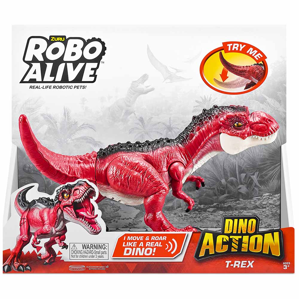 Фото Интерактивная игрушка PETS & ROBO ALIVE серии "Dino Action" тиранозавр (7171)