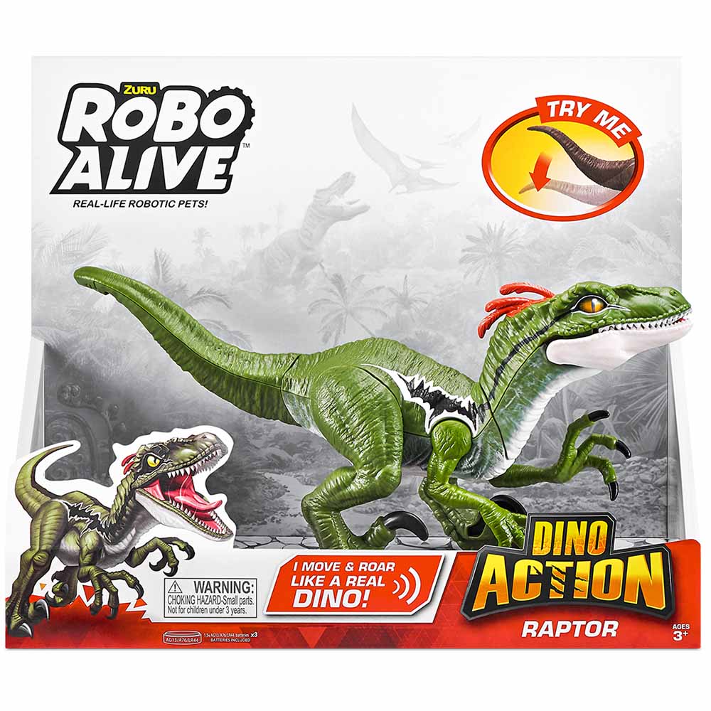 Фото Інтерактивна іграшка PETS & ROBO ALIVE серії "Dino Action" раптор (7172)