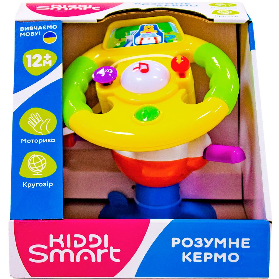 Игрушка на присоске KIDDI SMART KIDDI SMART Умный руль (63420) Игрушки с подсветкой, звуком руль