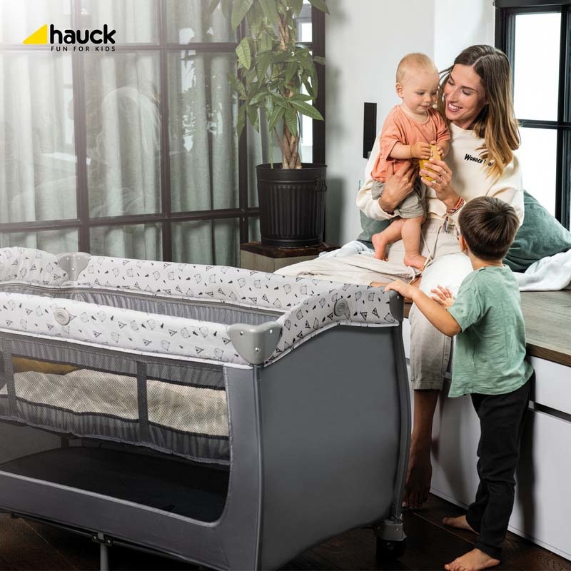 Манеж-кроватка HAUCK Sleep N Play Nordic Grey (60066-5) Товары для малышей кроватка