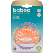 Прорізувач BABOO Crab, 4+ силіконовий (6-108)