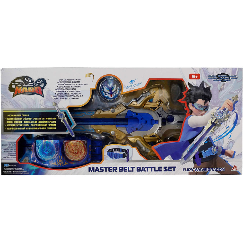 В Украине Набор Infinity Nado VI – Master Belt Battle Set Неистовый Дракон (Fury Wave Dragon) с поясным ремнем (EU654162)