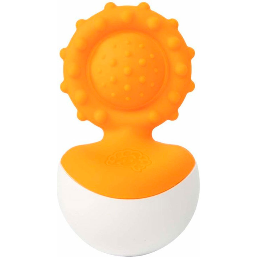 Прорізувач-неваляшка FAT BRAIN TOYS Dimpl Wobl Orange (F2172ML)