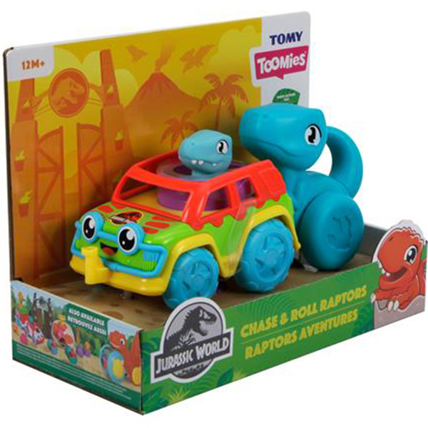 Машинка TOOMIES Jurassic World Диномашинка (E73251) Подвижные игрушки игрушка-каталка