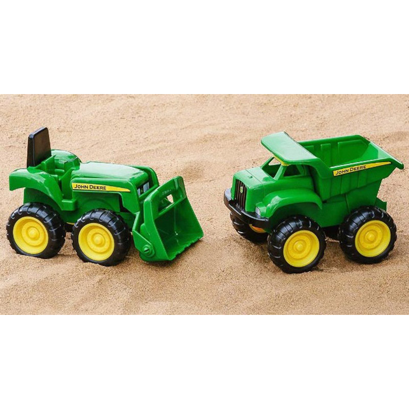 Набір для пісочниці JOHN DEERE KIDS Трактор і самоскид 2 шт. (35874) Матеріал пластик