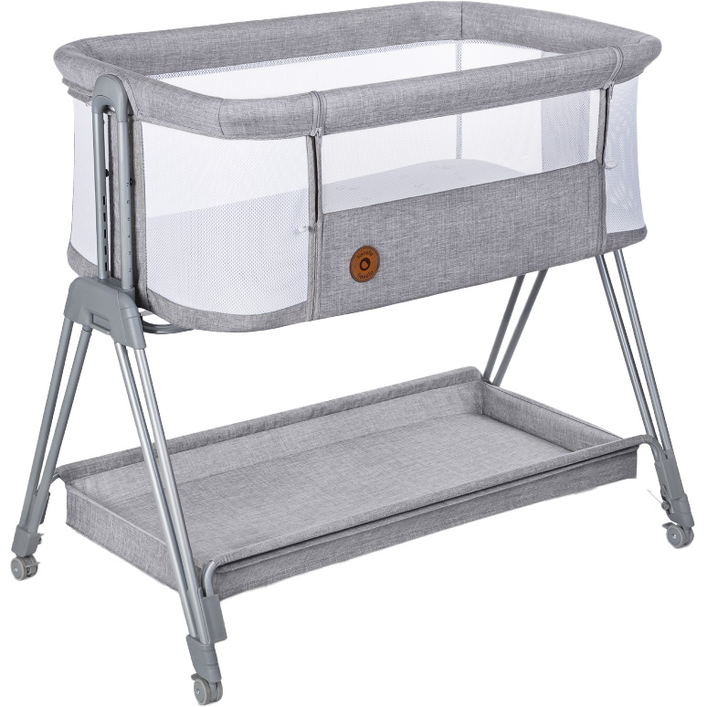 Кроватка приставная LIONELO Luna Grey Concrete 2 в 1 (LO-LUNA GREY CONCRETE) Возраст с рождения