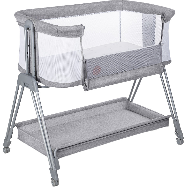 Кроватка приставная LIONELO Luna Grey Concrete 2 в 1 (LO-LUNA GREY CONCRETE) Товары для малышей кроватка