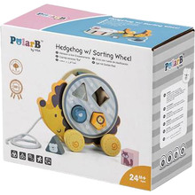 Игрушка каталка-сортер Viga Toys PolarB Ежик (44025)