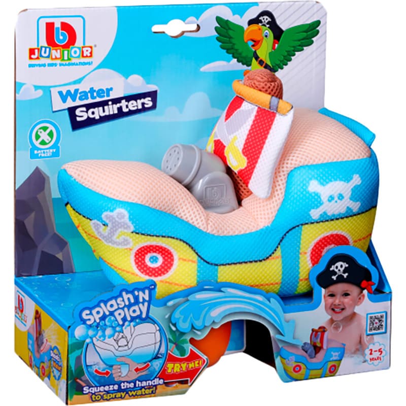 Игрушка для ванной BB JUNIOR Water Squirters Пиратский корабль (16-89062) Игрушки для песочницы, воды для ванной