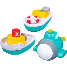 Ігровий набір BB JUNIOR Splash 'N Play Маленький капітан 3 шт (16-89009)