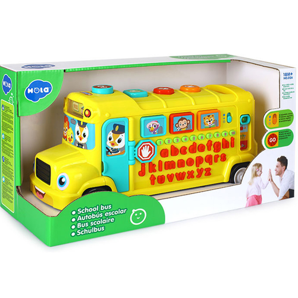 Интерактивная игрушка HOLA TOYS Музыкальный автобус (3126) Возраст от 1.5 лет