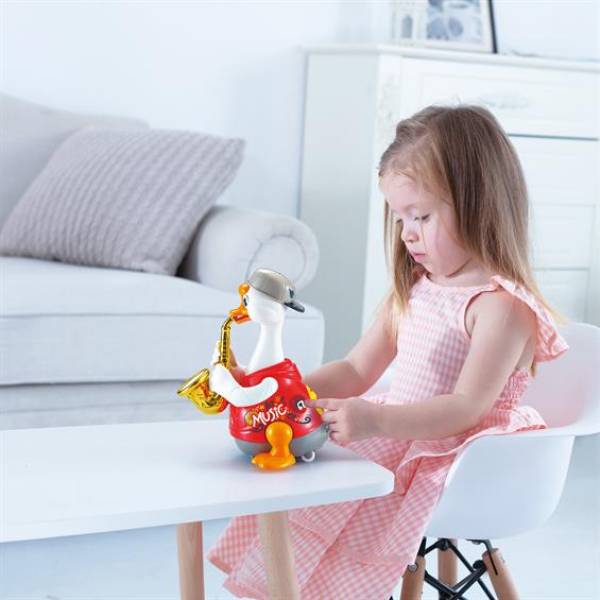 Музыкальная игрушка Hola Toys Гусь-саксофонист Red (6111-red) Вид животного гуси