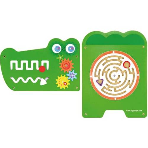 Бізіборд Viga Toys Крокодил 5 секцій (50346FSC) Вік від 1.5 років