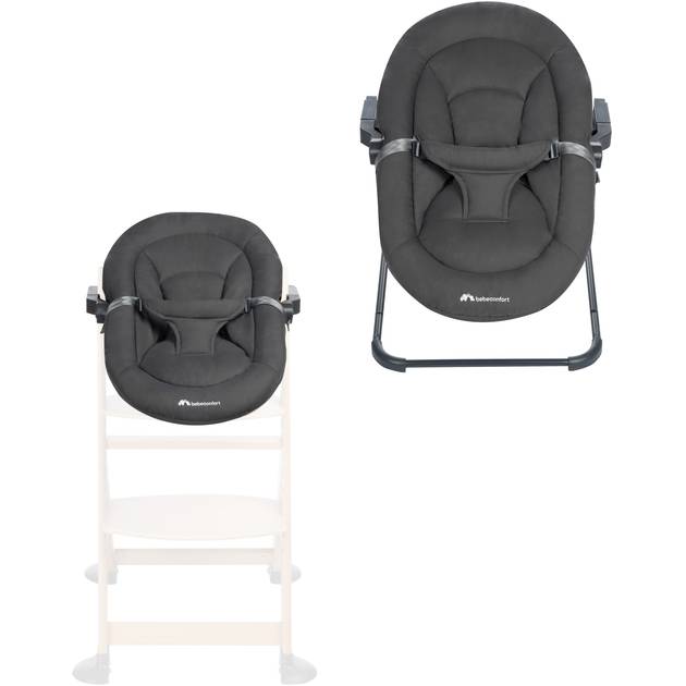 Зовнішній вигляд Крісло-гойдалка BEBE CONFORT Timba Baby Mineral Graphite (2838153210)