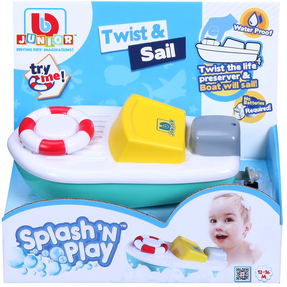 Човен іграшковий BB JUNIOR Splash 'N Play Twist & Sail (16-89002) Іграшки для пісочниці, води для ванної