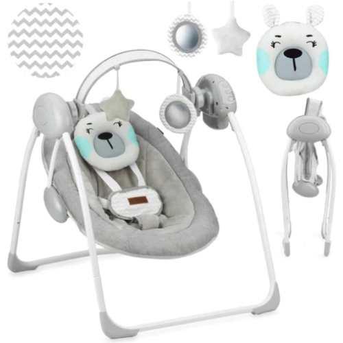 Крісло-гойдалка MOMI Liss Turquoise (BULE00015) Вік від народження