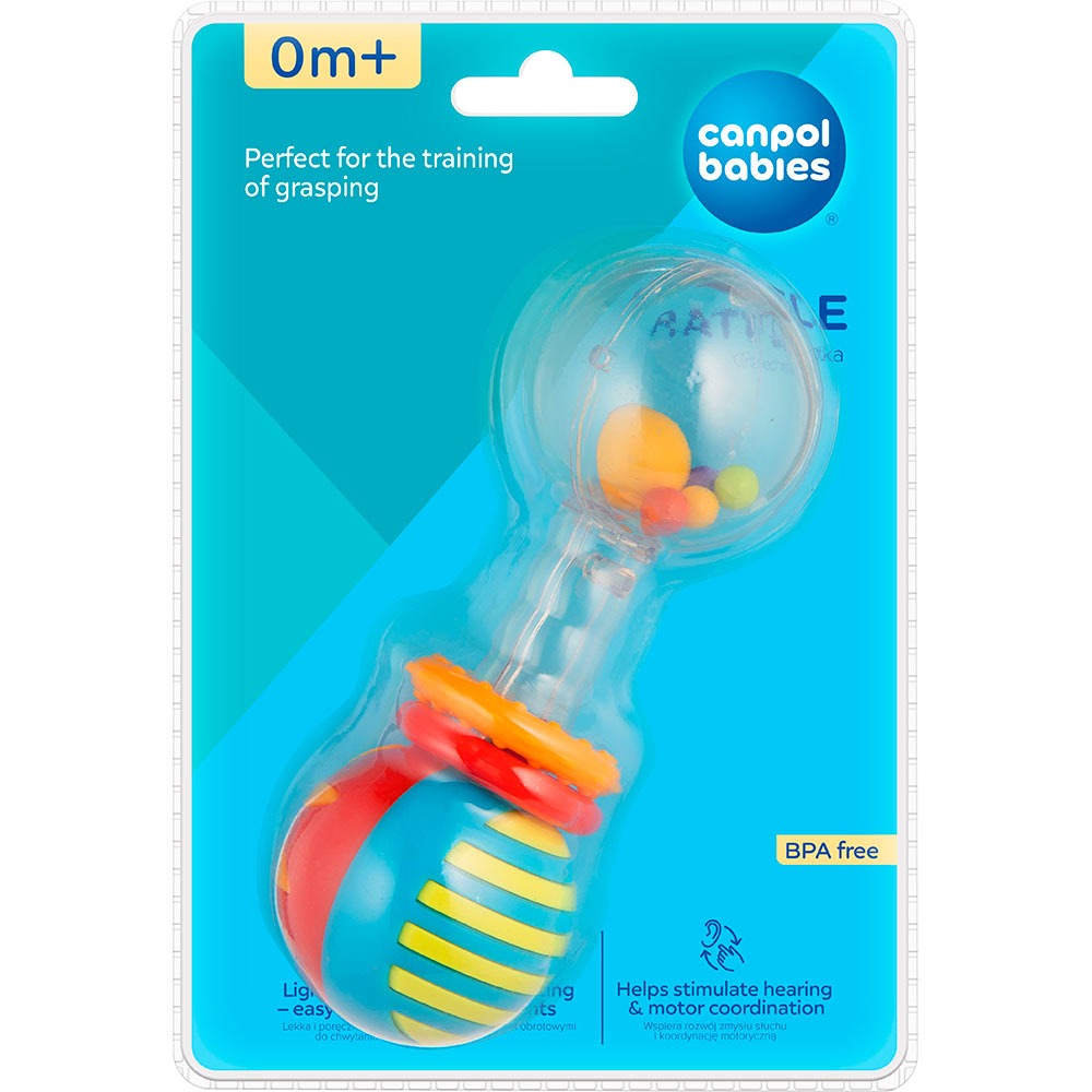 Погремушка CANPOL BABIES Мячики (2/457_red) Возраст с рождения