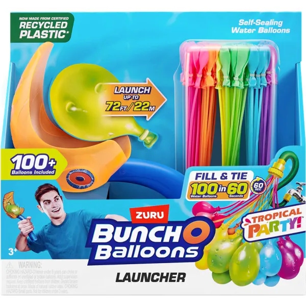 Ігровий набір BUNCH O BALLOONS Запускник та 100 водних куль (56490) Ігровий набір BUNCH O BALLOONS Запускник та 100 водних куль (56490)