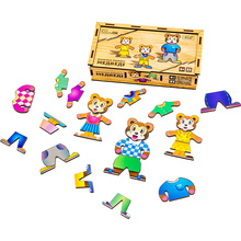 ​Развивающая игрушка PUZZLEOK Ведмедики (Puz-12141)