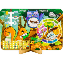 ​Развивающая игрушка PUZZLEOK Познавательный календарик (Арт-14470)