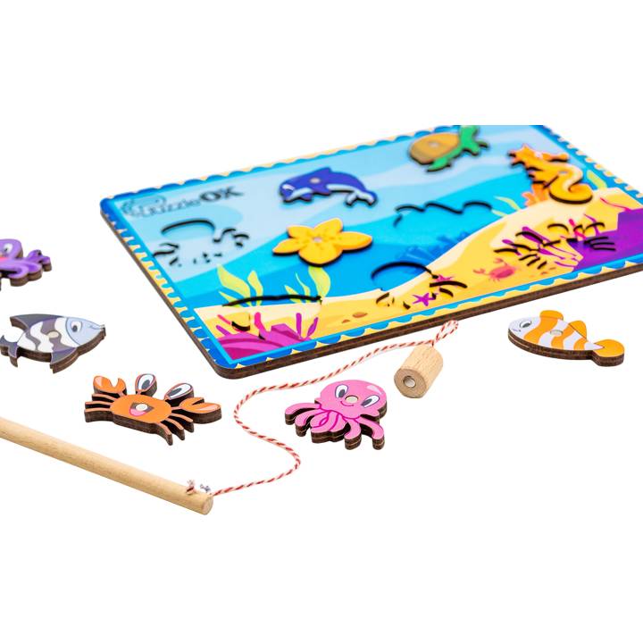 Игра-сортер PUZZLEOK Рыбалка (АртA4-90274) Разборные игрушки сортер