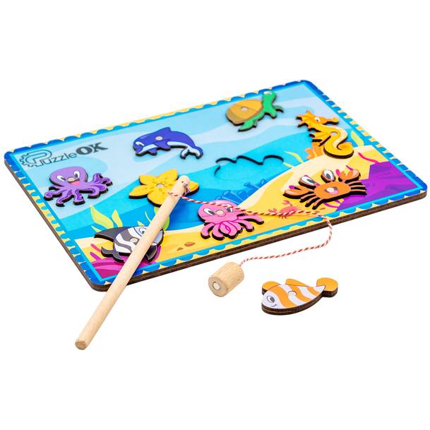 Внешний вид Игра-сортер PUZZLEOK Рыбалка (АртA4-90274)