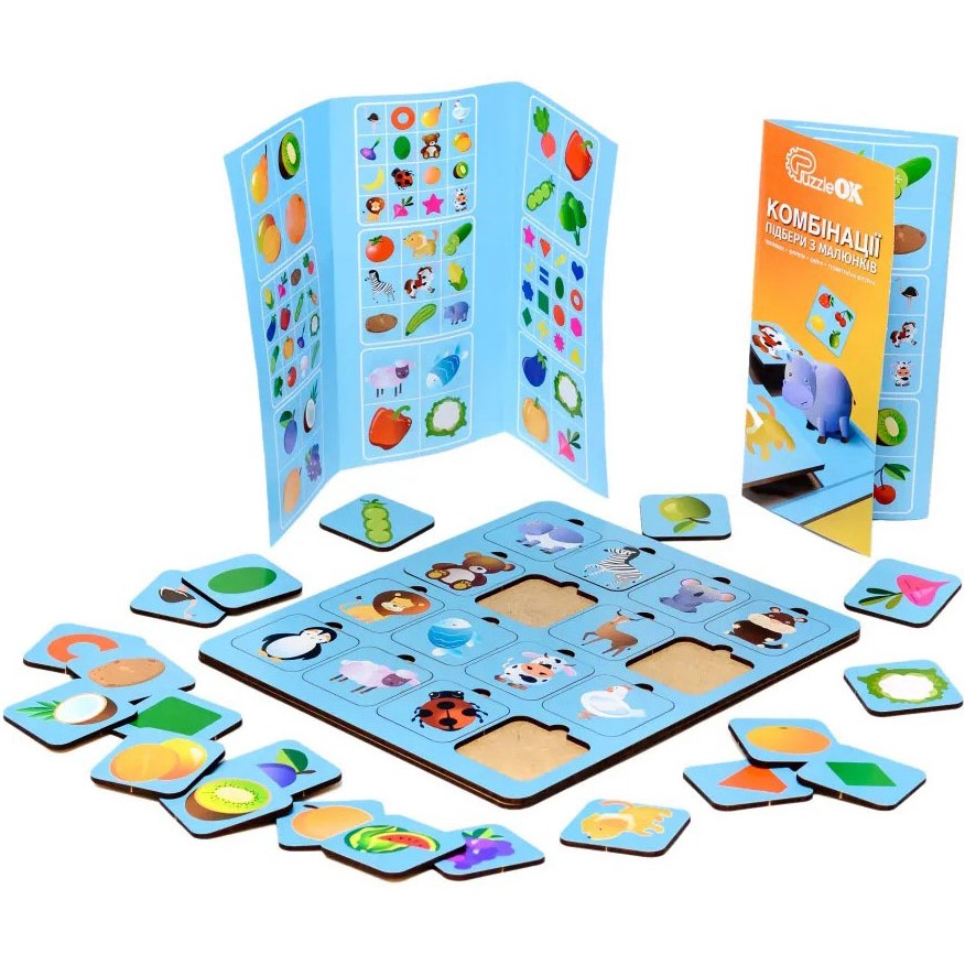 Развивающая игрушка PUZZLEOK Комбинации (Puz-88894) Разборные игрушки сортер