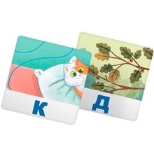 Картки КРИСТАЛ БУК Розумні картки. Читаємо буквами укр. (9786175475478)
